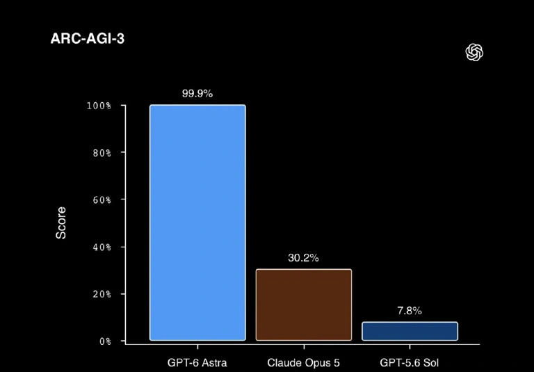 GPT-6 Astra、Claude Opus 5 与 GPT-5.6 Sol 的 ARC-AGI-3 成绩